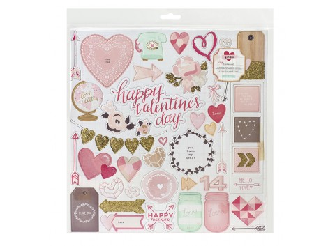 Chipboards Kiss Kiss