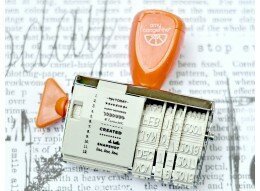 Sello Roller Date Amy Tangerine