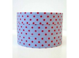 Fabric tape Dot blue