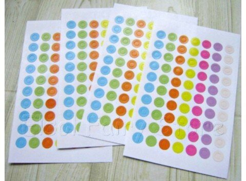 Arandelas Adhesivas de Refuerzo Rainbow